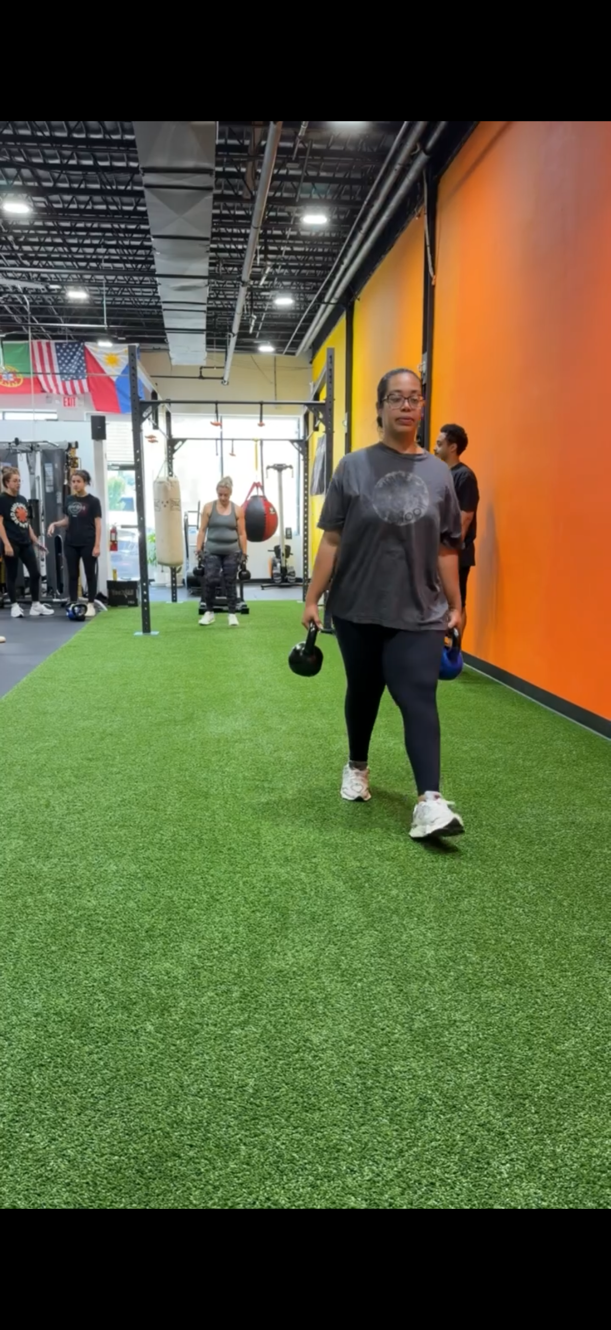 Athlete training with battle ropes — campaign concept photography