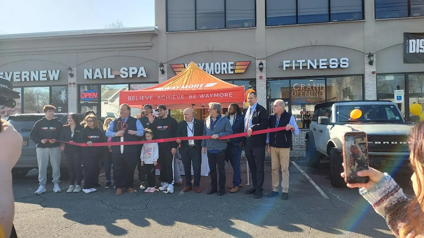 WayMore Fitness storefront during the New City grand opening